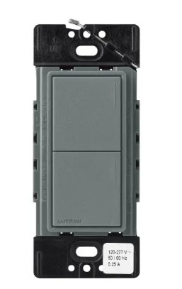 Lutron Sunnata Sunnata 2-button keypad in Slate