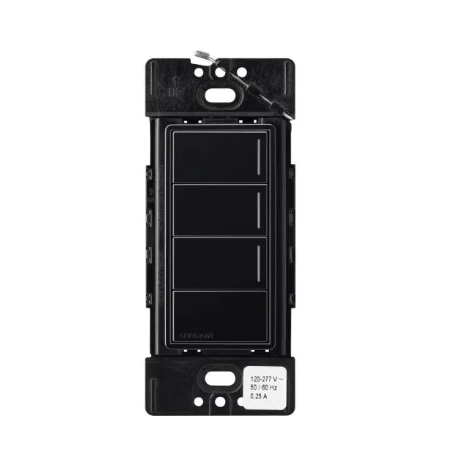Lutron Sunnata Sunnata 3-button keypad in Black