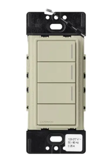 Lutron Sunnata Sunnata 3-button keypad in Clay