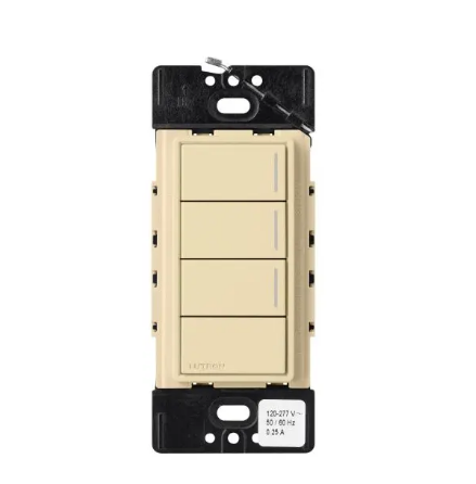 Lutron Sunnata Sunnata 3-button keypad in Ivory