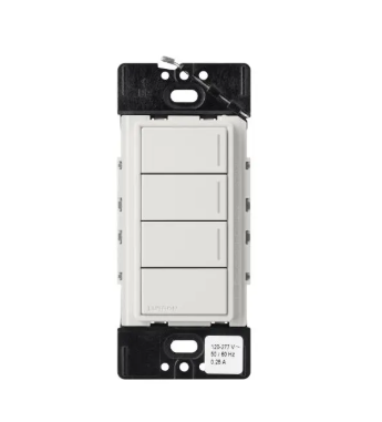 Lutron Sunnata Sunnata 3-button keypad in Lunar Gray