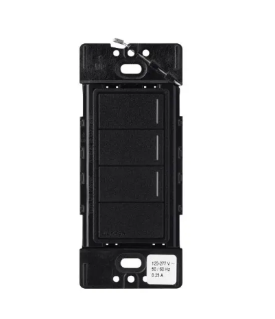 Lutron Sunnata Sunnata 3-button keypad in Midnight