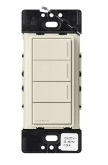 Lutron Sunnata Sunnata 3-button keypad in Pumice