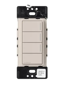 Lutron Sunnata Sunnata 3-button keypad in Taupe