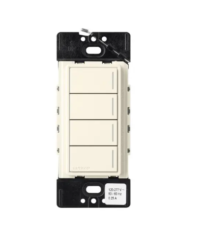 Lutron Sunnata Sunnata 4-button keypad in Biscuit