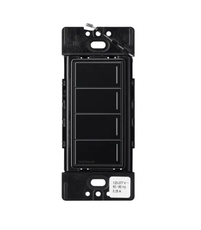 Lutron Sunnata Sunnata 4-button keypad in Black