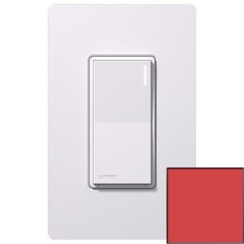 Lutron Sunnata switch in Signal Red