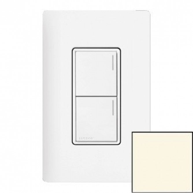 Lutron Sunnata Sunnata 2-button keypad in Biscuit