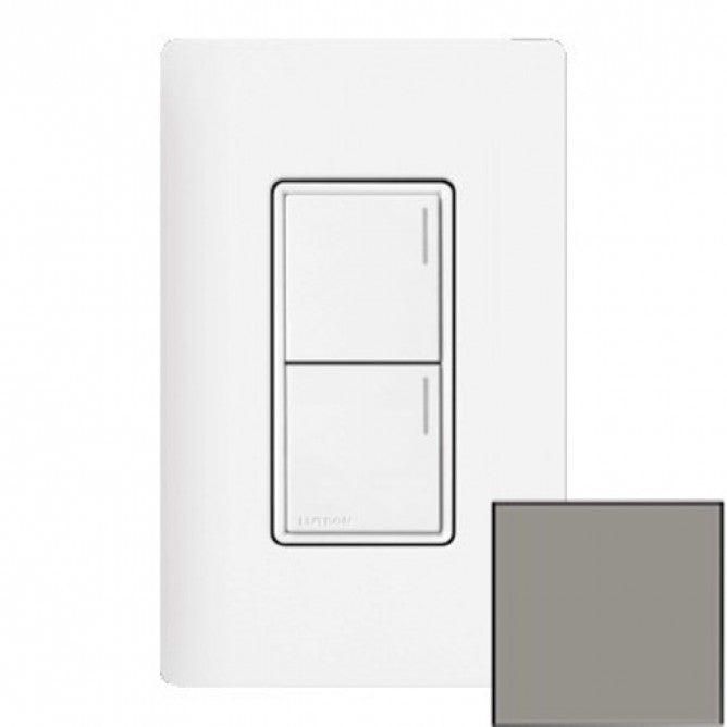 Lutron Sunnata Sunnata 2-button keypad in Cobblestone