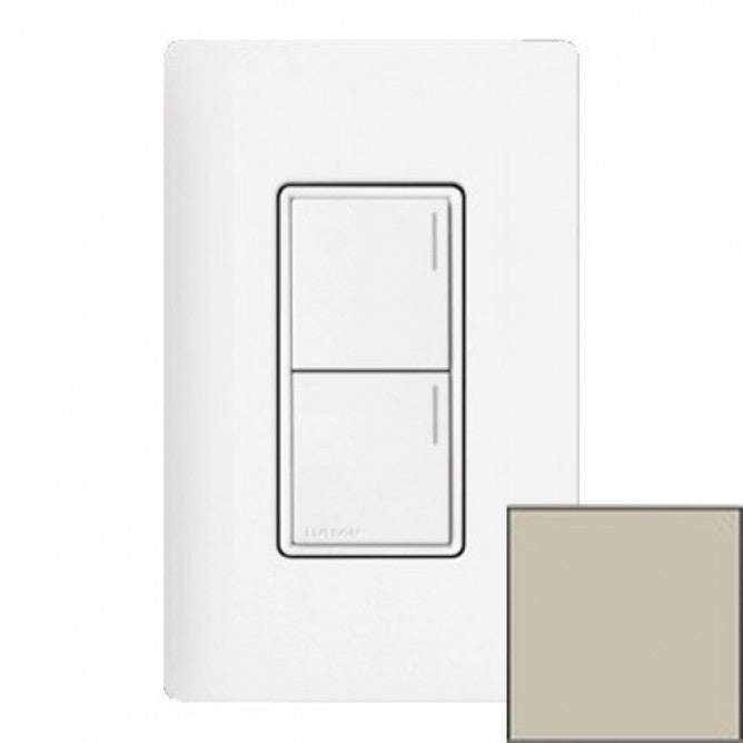 Lutron Sunnata Sunnata 2-button keypad in Clay