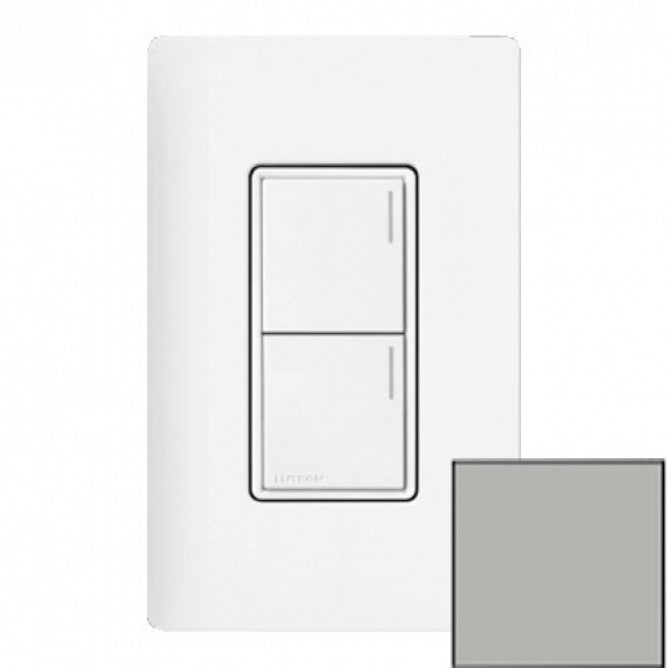 Lutron Sunnata Sunnata 2-button keypad in Pebble