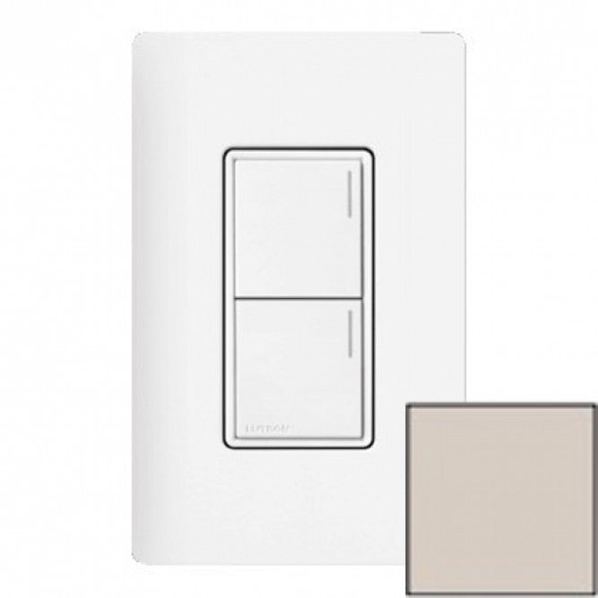 Lutron Sunnata Sunnata 2-button keypad in Taupe