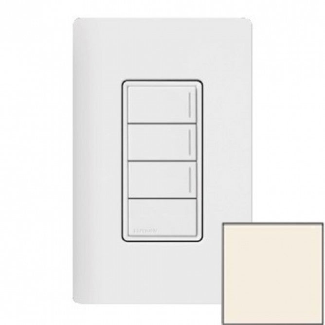 Lutron Sunnata Sunnata 3-button keypad in Light Almond