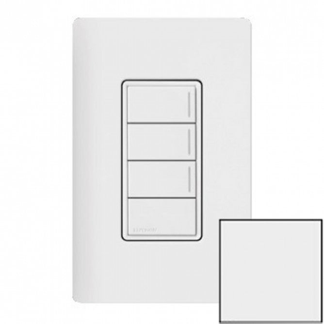 Lutron Sunnata Sunnata 3-button keypad in Snow White