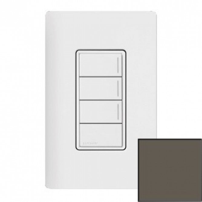Lutron Sunnata Sunnata 3-button keypad in Truffle