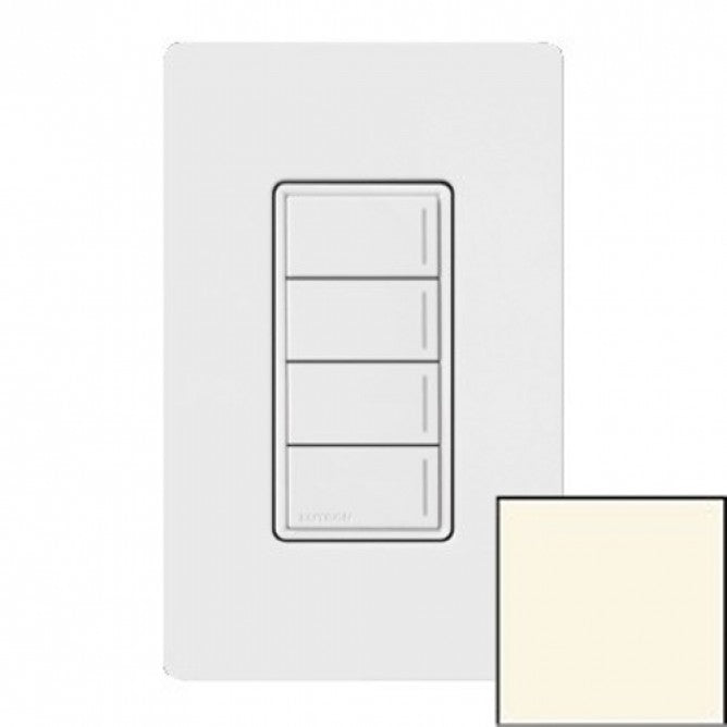 Lutron Sunnata Sunnata 4-button keypad in Biscuit
