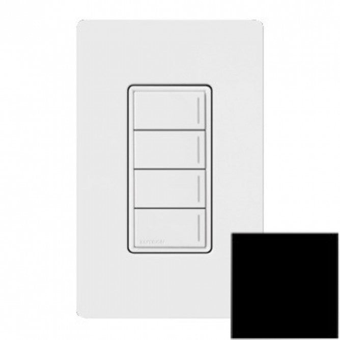 Lutron Sunnata Sunnata 4-button keypad in Black
