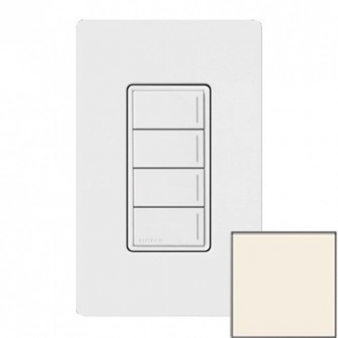 Lutron Sunnata Sunnata 4-button keypad in Light Almond