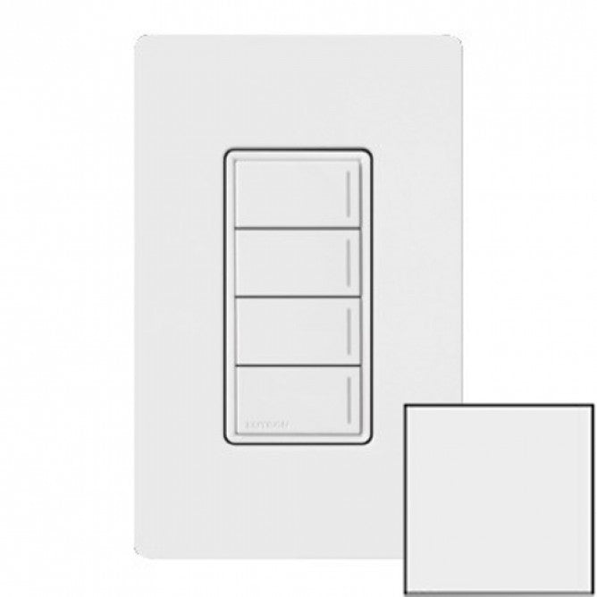 Lutron Sunnata Sunnata 4-button keypad in Snow White