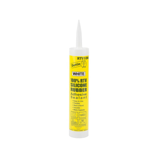 Dottie RTV10W Dottie 10.3 oz White RTV Silicone Sealant RTV10W