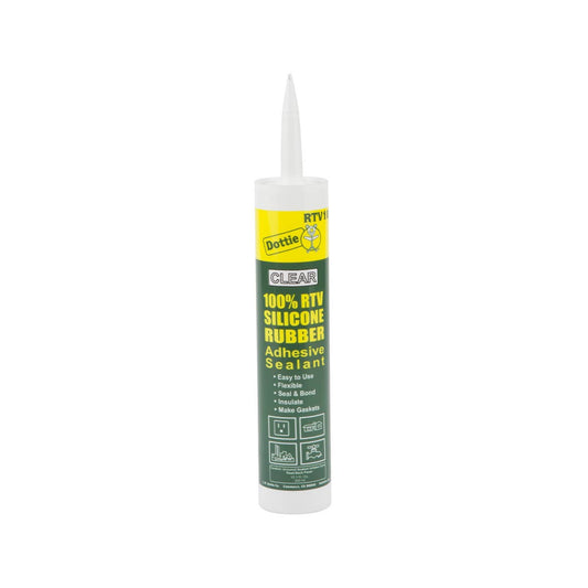 Dottie RTV10 Dottie 10.3 oz Clear RTV Silicone Sealant RTV10