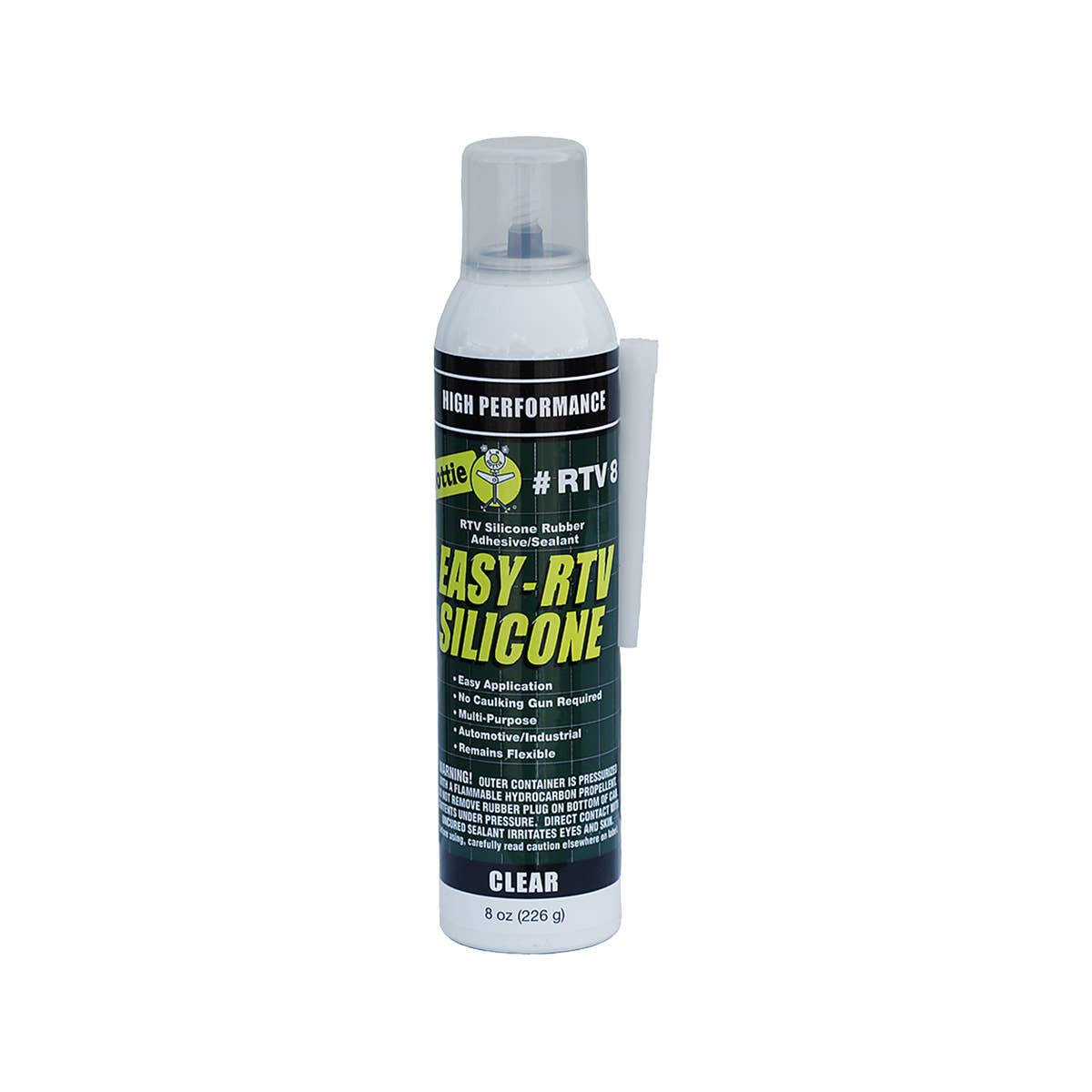 Dottie RTV8 Dottie 8 oz Clear RTV Silicone Sealant RTV8