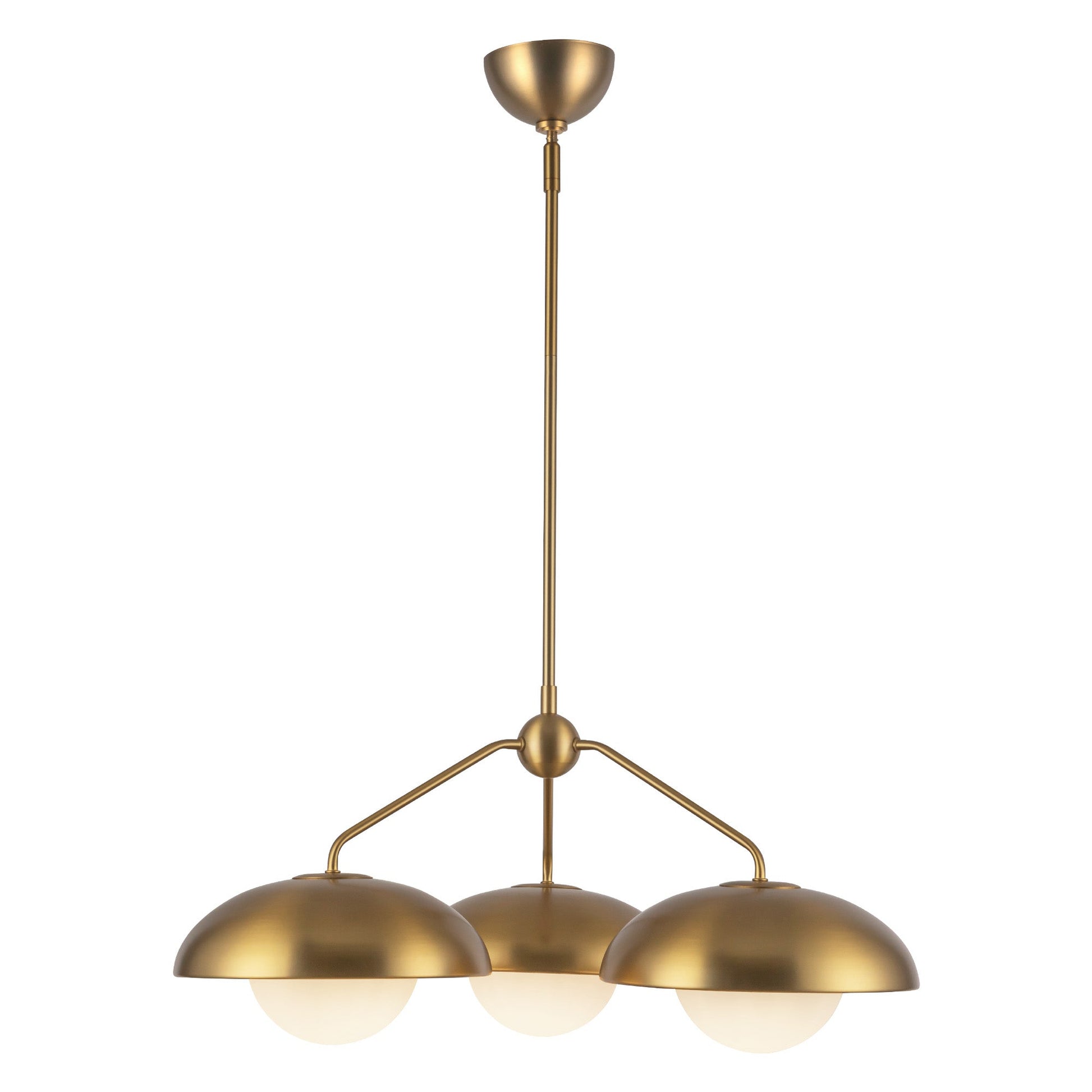 Alora Mood Rubio aged gold chandelier CH522328AGOP