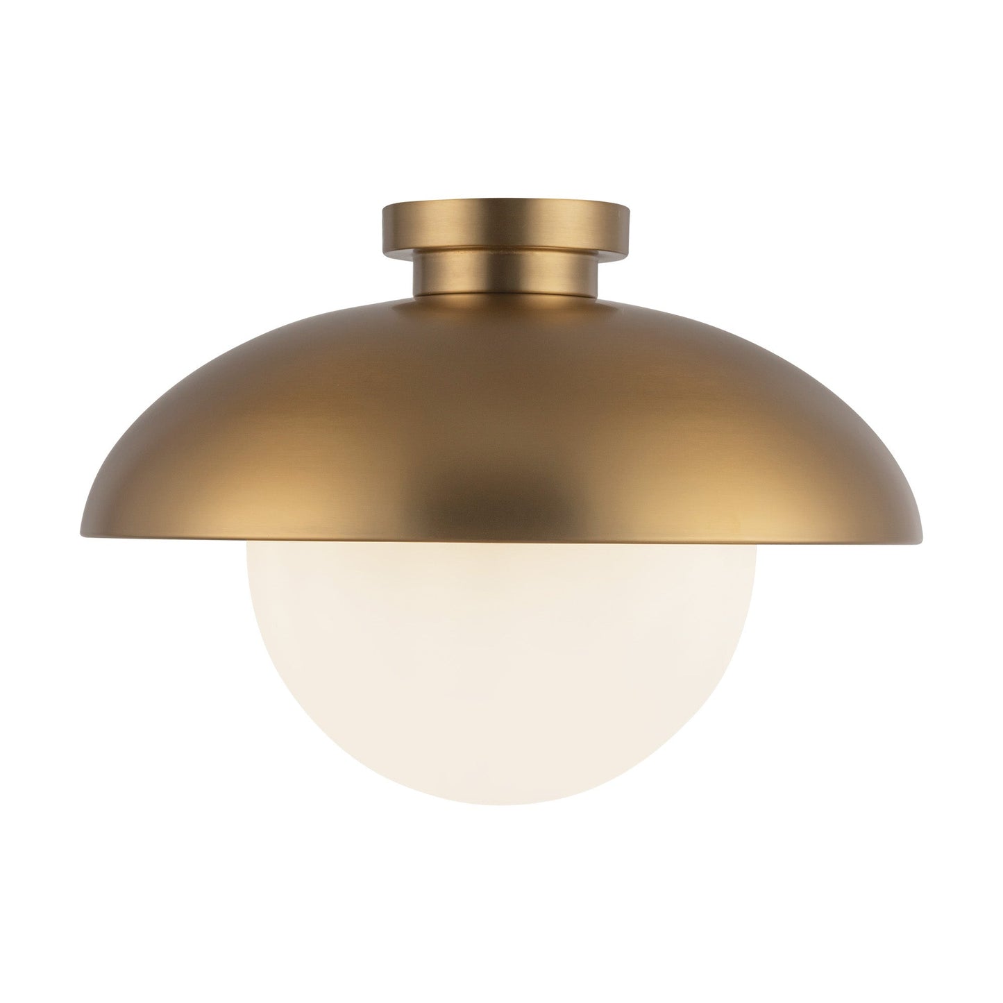 Alora Mood Rubio aged gold flush mount FM522016AGOP