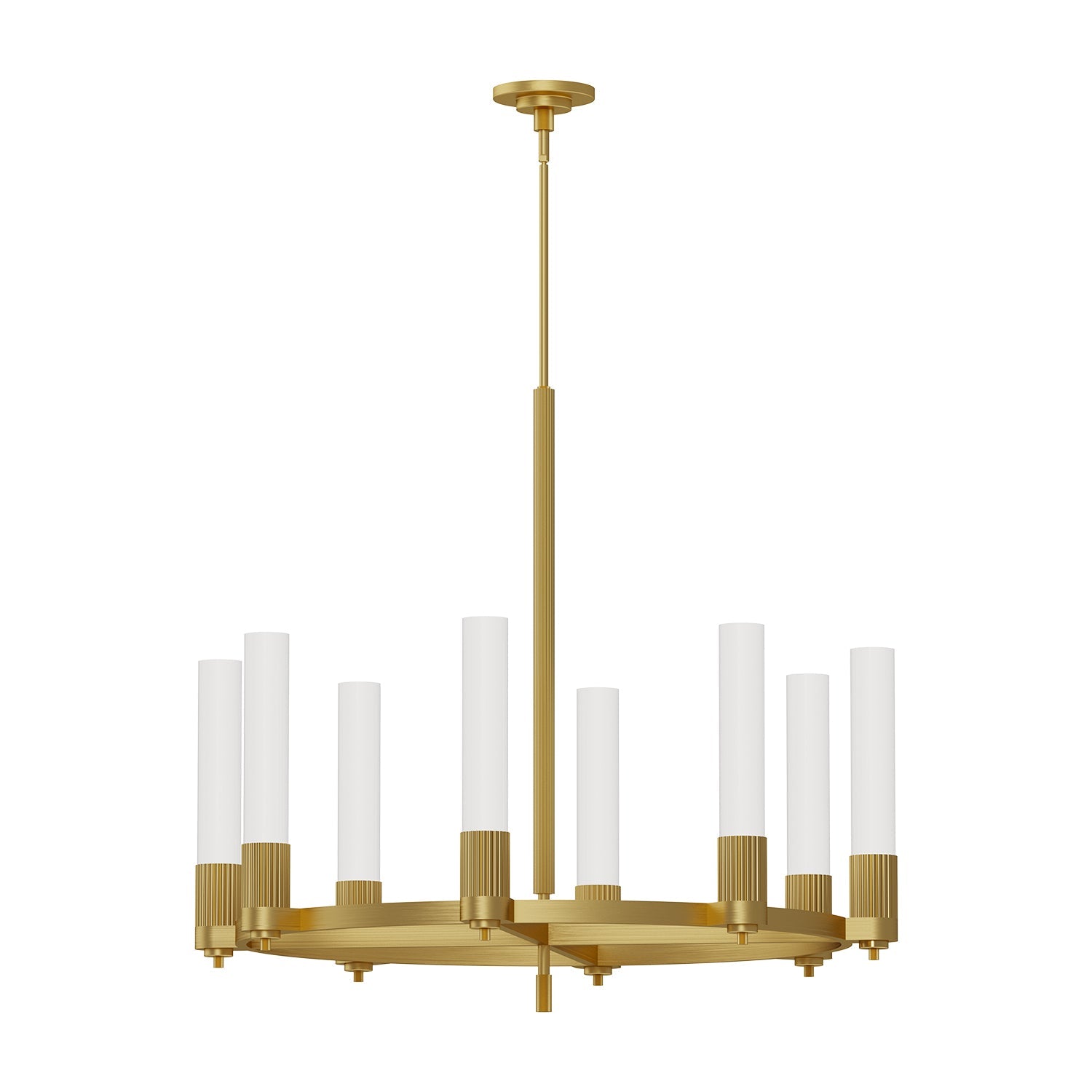 Alora Mood Rue brushed gold chandelier CH416108BG