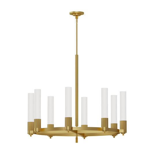 Alora Mood Rue brushed gold chandelier CH416108BG