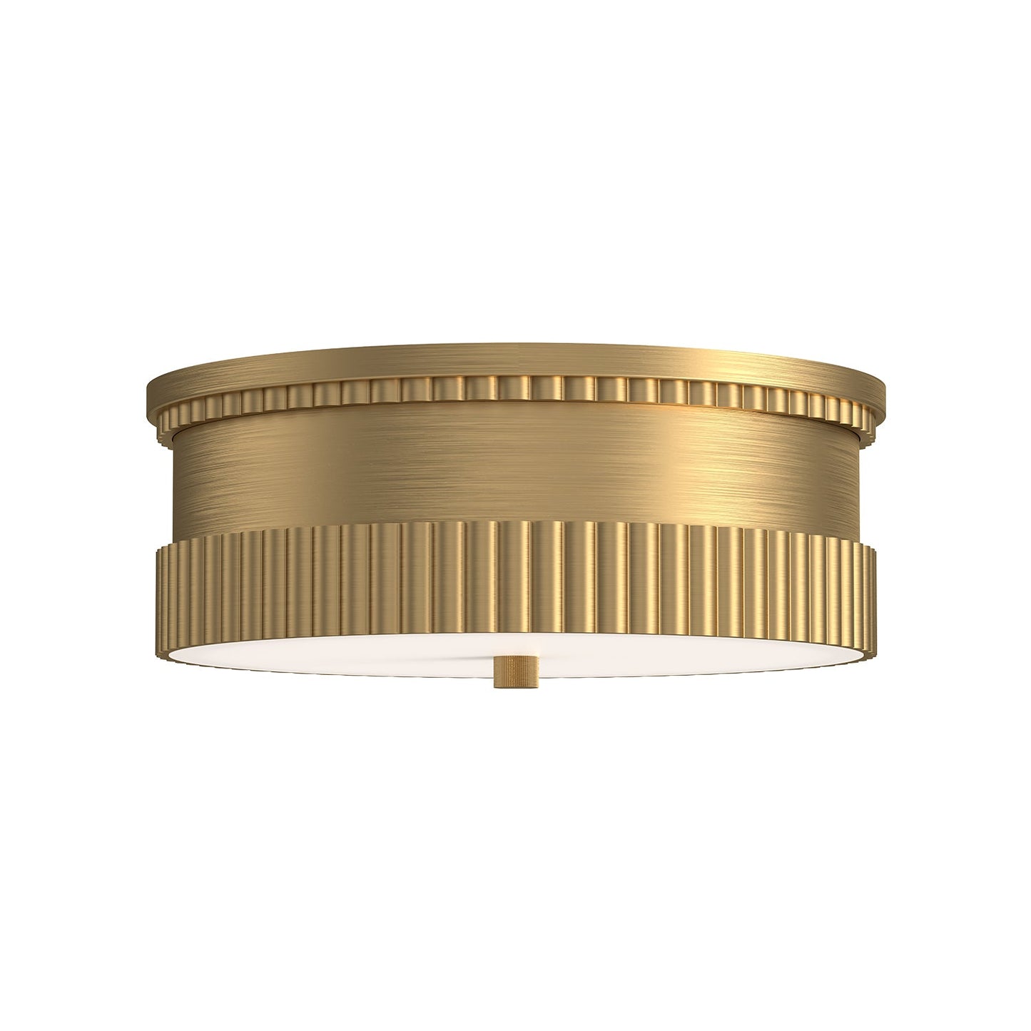 Alora Mood Rue brushed gold flush mount FM416114BG