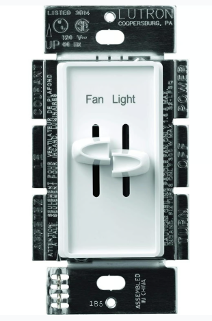 Lutron Skylark dimmer switch in White
