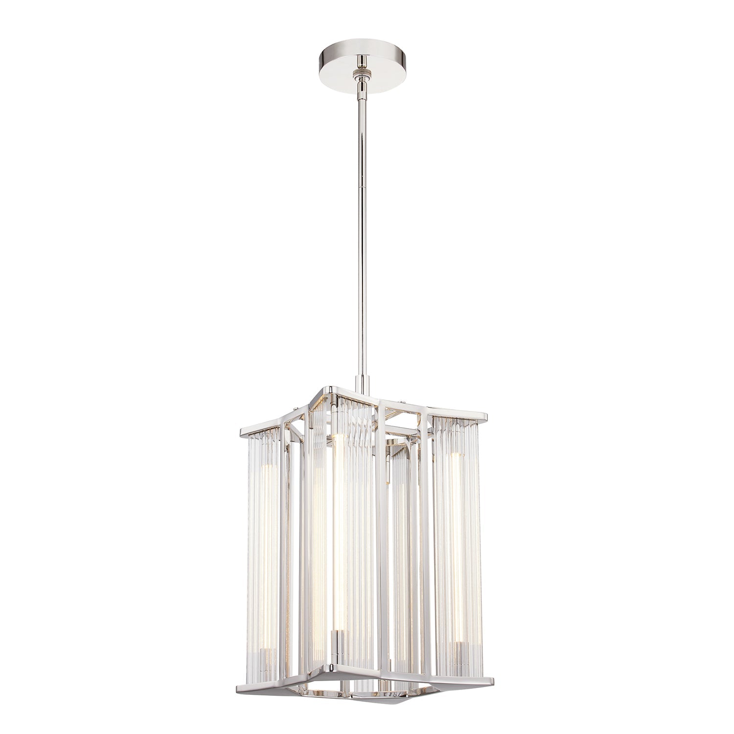 Alora Sabre polished nickel pendant PD339415PNCR