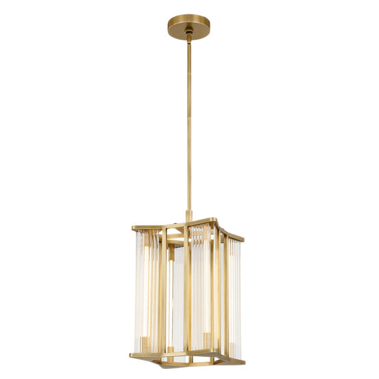 Alora Sabre ribbed glass pendant PD339415VBCR-UNV