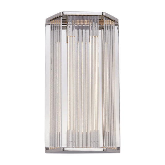 Alora Sabre polished nickel vanity light WV339216PNCR