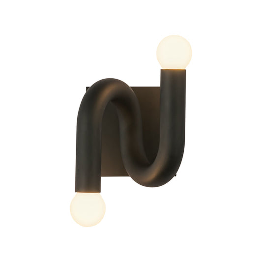 Alora Mood Sadie matte black vanity light WV420206MB