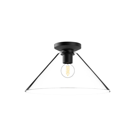 Alora Mood Salem clear glass flush mount FM570314MBCL
