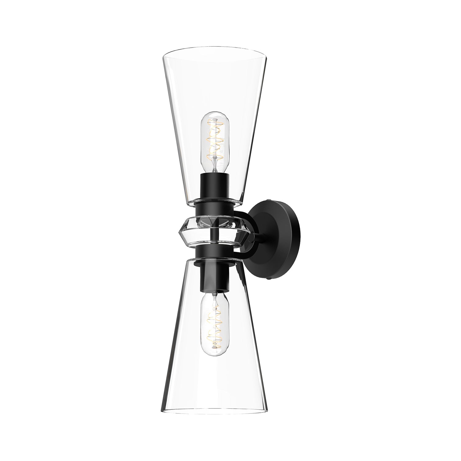 Alora Mood Salem clear glass vanity light WV570221MBCL