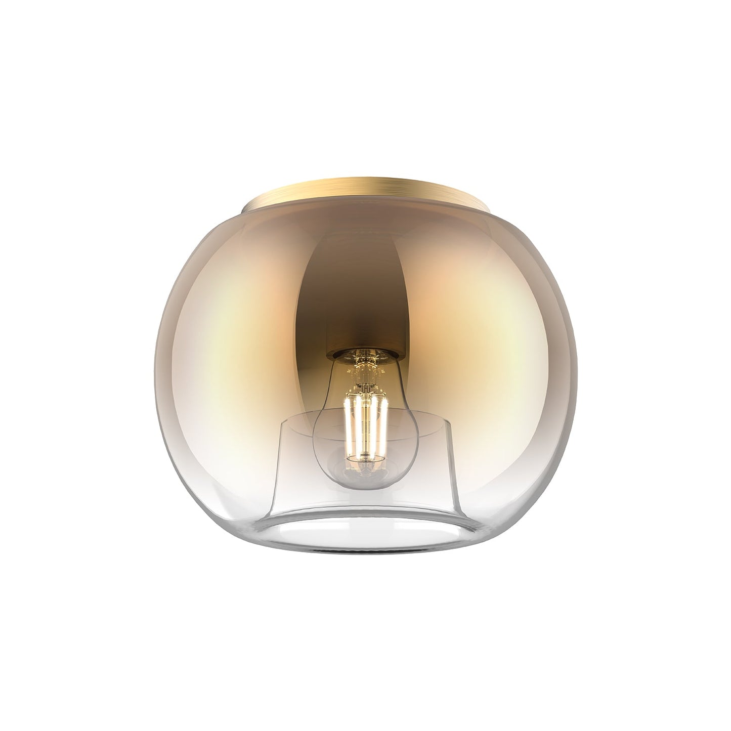 Kuzco Samar brushed gold flush mount FM57508-BG/CP