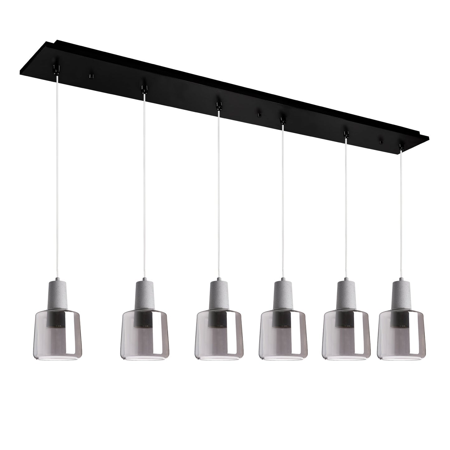 Kuzco Samson black multi-pendant MP12506BKSM-06