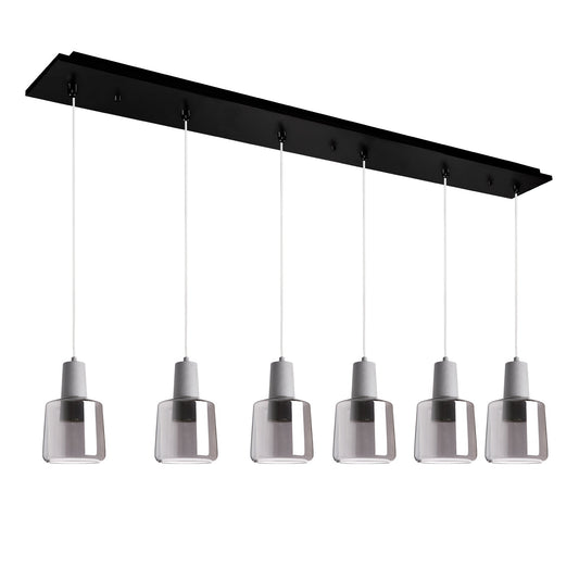 Kuzco Samson black multi-pendant MP12506BKSM-06