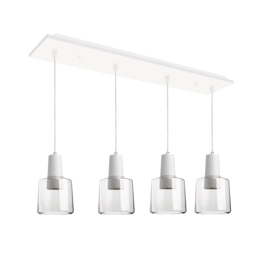 Kuzco Samson white multi-pendant MP12506WHCL-04