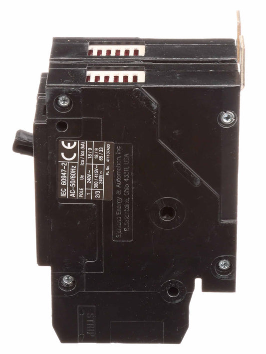 Siemens 30A 2-Pole 480VAC Molded Case Circuit Breaker Thermal Magnetic Trip