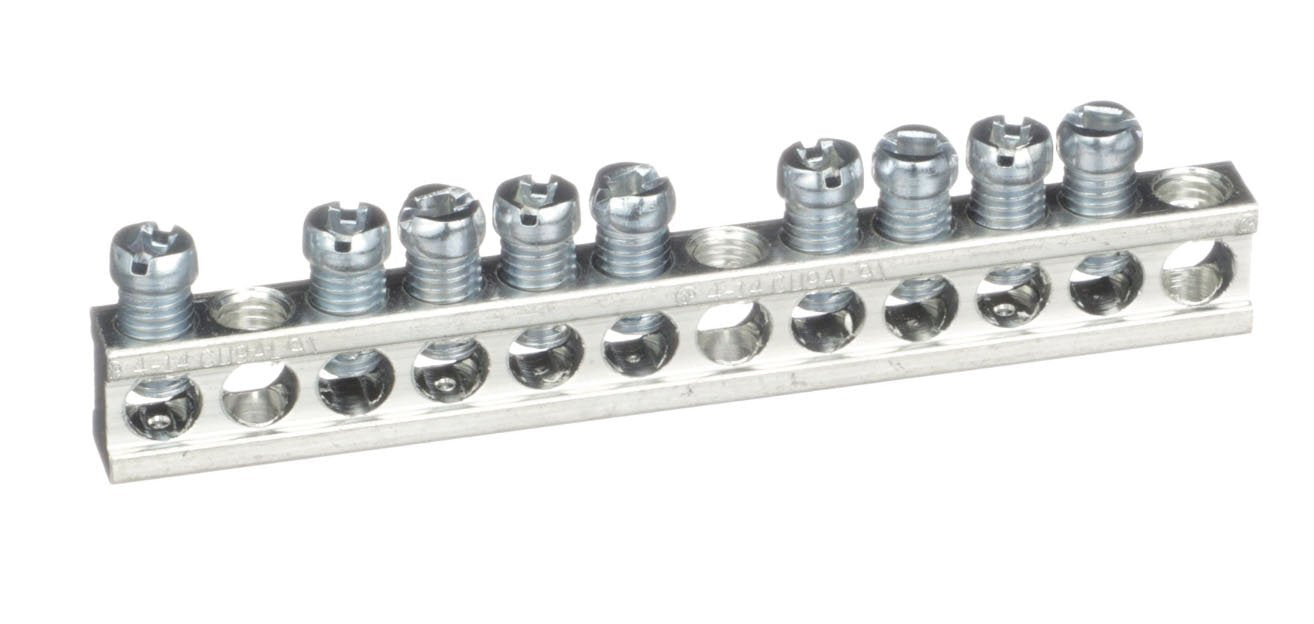 Square D Load Center Ground Bar Kit, 225A, 12-Terminal, QO Series