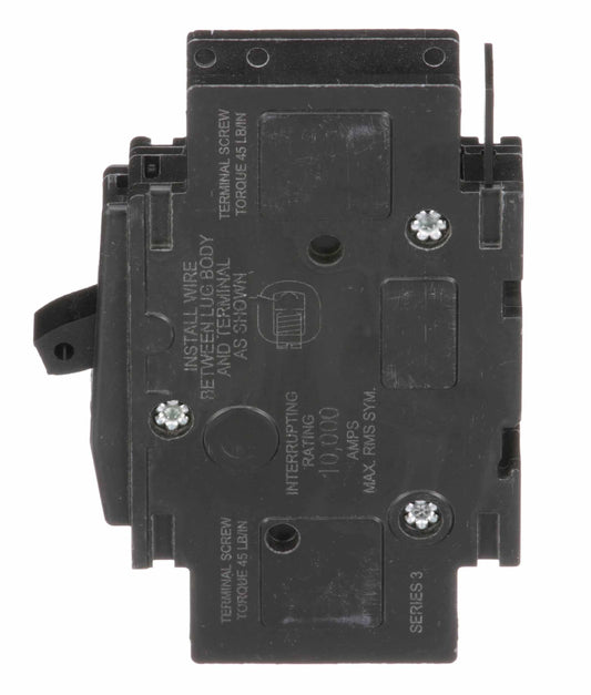 Square D 10 Amp 1 Pole Miniature Circuit Breaker 120/240VAC 10kA QOU Series