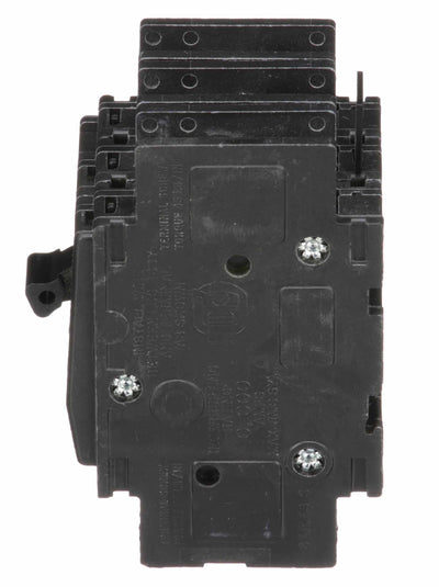 Square D 15 Amp 3 Pole 240VAC QOU Series Miniature Circuit Breaker, 10kA Interrupt Rating, DIN Rail Mount, Thermal Magnetic Trip