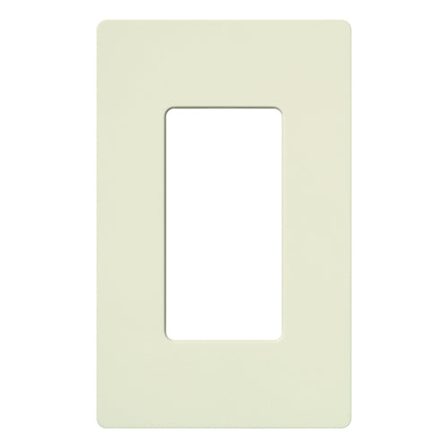 Lutron Claro 1-gang wall plate in Biscuit