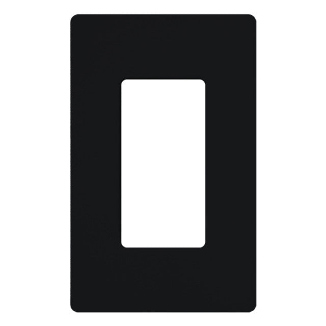 Lutron Claro 1-gang wall plate in Midnight