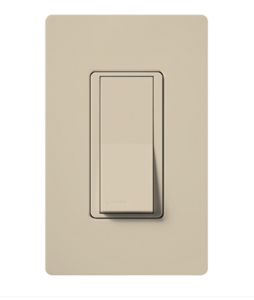 Lutron Claro switch in Taupe