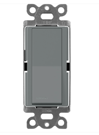 Lutron Claro switch in Slate